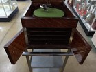 Antique Oak Table Top Victrola Victor Talking Machine Vv-viii-runs- As-is