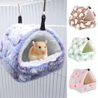 Squirrel Guinea Pig Nest Warm Mat Hamster House Small Animal Sleeping Bed Warm    