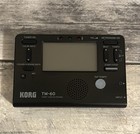Korg Tm60 Combo Tuner Metronome Black Multi Instrument   Tested And Working