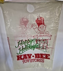 Plastic Bag Kay Bee Toy Stores Mr Kb Happy Holidays Merry Christmas Vintage Flaw