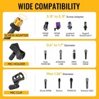Microphone Stand With Boom Arm  Carrying Bag  Clips   Adapter For Stage Use