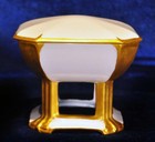 Neoclassical Porcelain Box Mz Austria Relief Dish Nouveau Gilt Moritz Zdekauer