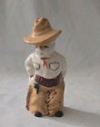 Japan Cowboy Salt Shaker Western Vintage 1950 s Only One Shaker