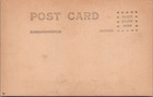 Rppc Postcard Collie Hound  Dog Sitting On Table