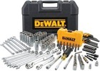 Dewalt 1 4 In  X 3 8 In  Drive Polished Chrome Mechanics Tool Set  142-piece 