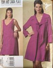 Upick Uncut Vogue American Designer Dress Sewing Pattern Platt Dkny Taylor