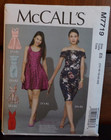 Mccall s Sewing Pattern M7719 Misses Dresses Bodice Skirt Variations Sizes 14-22