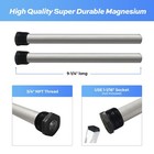 Fogatti 2pc Magnesium Rv Water Heater Anode Rod For Suburban Camper Hot Trailer