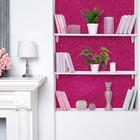 Veelike Hot Pink Glitter Peel   Stick Wallpaper Sparkle Pink For Girls Room