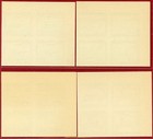 Indonesia 1949   co5-8  Imperf Block Of 4  Mint  Nh  Og