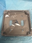 2pcs-mulberry 11410 4  Raised 2 Switch Cover steel 4  Double Toggle Switch Plate