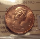 Super Gem Canada Elizabeth Ii 1971 Dbl d Face Small Cent - Iccs Ms-66  xcx 172 