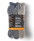 Omni Wool Merino Wool Mens Womens Hiking Crew Socks 3 Pack Medium New