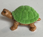 Ganz Miniature Collectible Flocked Fuzzy Turtle  1 3 4  Tall