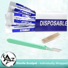 10 Pcs Dermaplaning Callus Remover Scalpel Blade  16  Disposable Plastic Handle