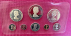 1974 Cayman Islands Queen Elizabeth Ii 8 Coins Proof Set Total 2 773 Oz Silver
