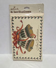 1970 s Vintage Hallmark Holiday Party Invitations Pack Of 8 Retro New Sealed Nos
