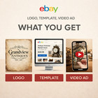 Minimal Ebay Store Template  Free Logo Design And 60 Sec Video Ad For Ebay Store