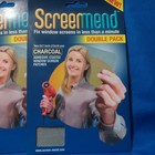 Screenmend Window Screen Repair Kit 5  X 7  Charcoal Patches 2 Packs