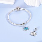 Mula European 925 Sterling Silver Charm Starry Sky Pendant Fit Women Bracelet