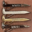 Complete Set Norfolk Southern Mw s Injury-free Spike Pins - 5  10  20  30 Years