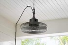 Home Decorators Calthorpe 20  Indoor outdoor Portable Natural Iron Ceiling Fan