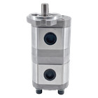 New 17 48mm Hgp-33a-f8 8r Hydraulic Double Gear Pump For Excavator Loader