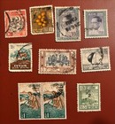 Ceylon  sri Lanka   1960-70s  10 Stamps  Used  Tea  Animals  Politics  Boats