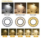2pcs Clip On Light Reading Lights 48 Led Usb Desk Lamp 3 Color 10 Dimmable K102