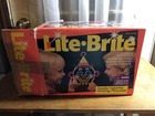 Lite-brite 1986 Vintage Mb Works 12 Sheets For Child 400  Clean Pegs Complete