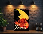 Frera Non Corre Ma Vola  Vintage Motorcycle Racing Sign  - 24 x16   60x40 Cm 