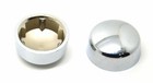 Hex Head Bolt Nut Cover Dome For 9 16  Wrench Or Socket Chrome Plastic Set Of 10