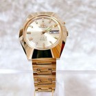 Orient 3star Automatic Watch Gold 21j Rare Genuine Vintage Timepiece Mens