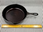 Vintage Cast Iron Skillet   7 Lodge  3-notch Ring   c  1896-1973    Restored 