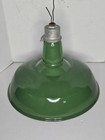 Vintage Appleton 18  Green Porcelain Industrial Barn Gas Station Light Farm Orig