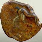 Ancient Bronze Celtic Coin 200-151bc Castulo Sphinx Iberian Oretani People Celt