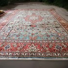 10 2 X 13 1 Antique Top Quality Veg Dye Vintage Turkish Serapi Heriz Ushak 