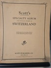 Scott Specialty Album  Switzerland  27 Stamp Pages  Vintage Philately 1928- 1970