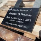 12x12 Engrave Headstone For Cemetery Grave Or Home Custom Granite Memorial Stone