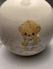 Vtg 2003  Precious Moments Baby Nursery Lamp And Shade Luv N Care Boy Or Girl
