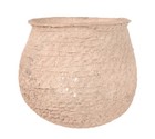 Anasazi Corrugated Pottery Jar   Ca 1000-1200 Ad  Size 5 875  H X 6  D