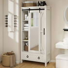 67   Tall Storage Cabinet With Full Length Mirror Bathroom Cabinet With Drawer