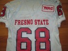 Freson State Bulldogs Vtg 90s 1993   Authentic Game Worn Football Jersey Wac 50