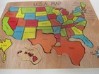 Horizon Map Of United States Wooden Puzzle 8 3 4    X 11 3 4    Complete Ships Free