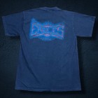 Vintage Eagles Band T-shirt Black Blue Size Large Hell Freezes Over 1994 Tour