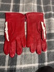 Supreme Vanson Leather X-ray Gloves Red Small Size