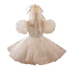 Jenniferwu Pageant Party Princess Birthday Dresses Tulle Tutu Dress For Girls
