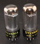 B k 747 Gm Tested  Matched Pair Nos Sylvania 6v6gt Audio Amplifier Tubes