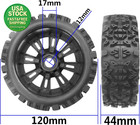 4pcs 1-8 Rc Buggy Tires Wheels 17mm Hex For Arrma Typhon Talion Losi Hpi