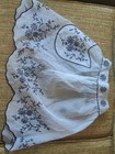 Vintage 50s Red Tulle Christmas Apron   White   Gold Pokadot Apron Lot Of 2